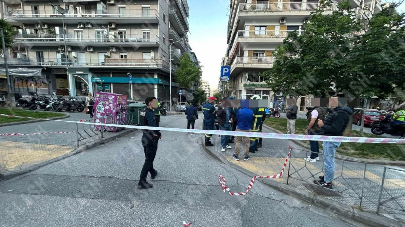 Εικόνα από το σημείο της έκρηξης/flash.gr Εικόνα από το σημείο της έκρηξης/flash.gr
