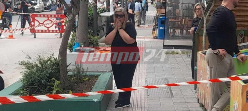Η αδελφή του θύματος στο σημείο της τραγωδίας/Tempo24 Η αδελφή του θύματος στο σημείο της τραγωδίας/Tempo24