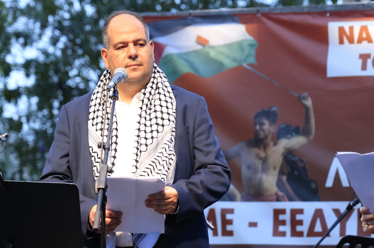 Ο πρέσβης της Παλαιστίνης. Πηγή: Eurokinissi Ο πρέσβης της Παλαιστίνης. Πηγή: Eurokinissi