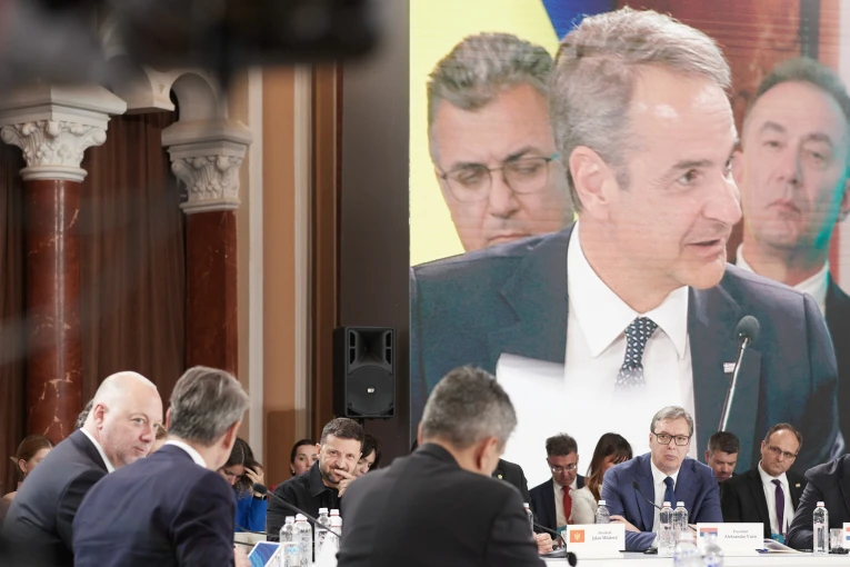 Ο Κυριάκος Μητσοτάκης στην Οδησσό για την 4η Σύνοδο Κορυφής Ουκρανίας-Νοτιοανατολικής Ευρώπης/Eurokinissi Ο Κυριάκος Μητσοτάκης στην Οδησσό για την 4η Σύνοδο Κορυφής Ουκρανίας-Νοτιοανατολικής Ευρώπης/Eurokinissi