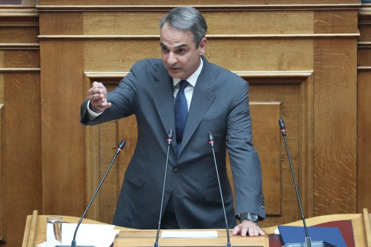Ο Κυριάκος Μητσοτάκης θα παρέμβει στη Βουλή σε ιδιαίτερα υψηλούς τόνους με αιχμή την κατηγορία περί «εσχάτης προδοσίας» / Eurokinissi Ο Κυριάκος Μητσοτάκης θα παρέμβει στη Βουλή σε ιδιαίτερα υψηλούς τόνους με αιχμή την κατηγορία περί «εσχάτης προδοσίας» / Eurokinissi