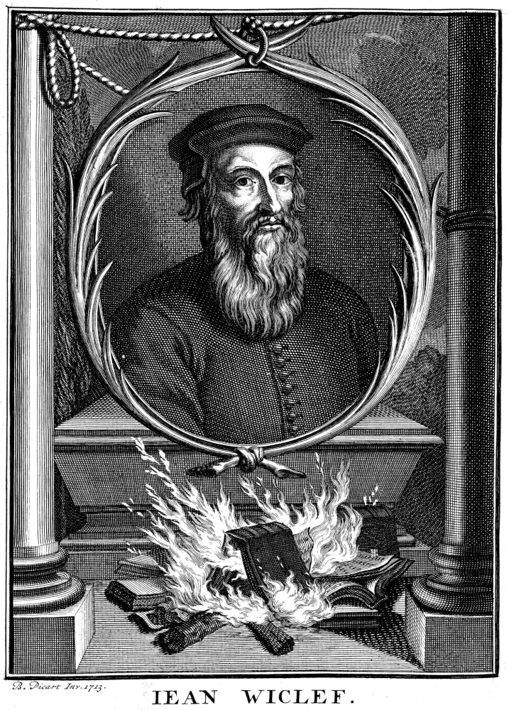 Πορτρέτο του Τζον Ουίκλιφ από τον Bernard Picart / Φωτ.: Wikipedia Πορτρέτο του Τζον Ουίκλιφ από τον Bernard Picart / Φωτ.: Wikipedia