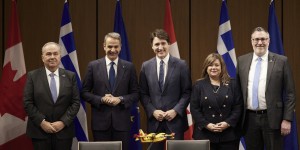 Μητσοτάκης - Τριντό: Η Ελλάδα παίρνει πρώτη τα νέα Canadair - Έπεσαν υπογραφές Μητσοτάκης - Τριντό: Η Ελλάδα παίρνει πρώτη τα νέα Canadair - Έπεσαν υπογραφές