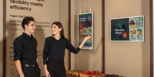 Η Samsung παρουσιάζει την Color E-Paper και νέες προτάσεις ψηφιακής σήμανσης με AI στην ISE 2025 Η Samsung παρουσιάζει την Color E-Paper και νέες προτάσεις ψηφιακής σήμανσης με AI στην ISE 2025