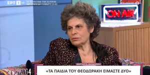 Μαργαρίτα Θεοδωράκη: Η διαθήκη του πατέρα μου με πίκρανε βαθιά… δεν το περίμενα Μαργαρίτα Θεοδωράκη: Η διαθήκη του πατέρα μου με πίκρανε βαθιά… δεν το περίμενα