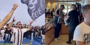 Τρέλα από τους οπαδούς του ΟΦΗ στο πλοίο για την Αθήνα (video) Τρέλα από τους οπαδούς του ΟΦΗ στο πλοίο για την Αθήνα (video)