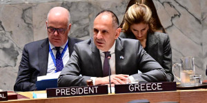 Γεραπετρίτης στον ΟΗΕ για Γάζα: Ζητάμε εκεχειρία διαρκείας και απελευθέρωση των ομήρων Γεραπετρίτης στον ΟΗΕ για Γάζα: Ζητάμε εκεχειρία διαρκείας και απελευθέρωση των ομήρων