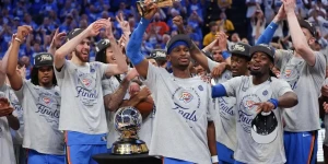 NBA: Οι ασταμάτητοι Θάντερ πέρασαν το εμπόδιο των Τίμπεργουλβς και περιμένουν αντίπαλο στον τελικό! NBA: Οι ασταμάτητοι Θάντερ πέρασαν το εμπόδιο των Τίμπεργουλβς και περιμένουν αντίπαλο στον τελικό!