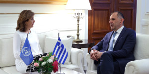 Γεραπετρίτης σε Κουεγιάρ για Κυπριακό: Απαραίτητη συνθήκη η οικοδόμηση εμπιστοσύνης Γεραπετρίτης σε Κουεγιάρ για Κυπριακό: Απαραίτητη συνθήκη η οικοδόμηση εμπιστοσύνης