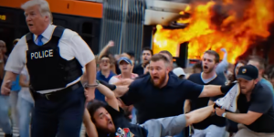 Νέα «παρανοϊκό» βίντεο ΑΙ: Τραμπ και Μασκ ημίγυμνοι στο φλεγόμενο Λος Άντζελες - Ναζί ο Κάνιε Γουέστ Νέα «παρανοϊκό» βίντεο ΑΙ: Τραμπ και Μασκ ημίγυμνοι στο φλεγόμενο Λος Άντζελες - Ναζί ο Κάνιε Γουέστ