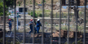 Άργος: Μεγάλη φωτιά στον χώρο της Αρχαίας Βουλής - Τυλίχθηκαν στις φλόγες 3 στρέμματα... ιστορίας Άργος: Μεγάλη φωτιά στον χώρο της Αρχαίας Βουλής - Τυλίχθηκαν στις φλόγες 3 στρέμματα... ιστορίας
