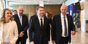 Ανδρουλάκης από ΣΕΒ: Πρόταση για υπουργείο «Made in Greece» και νέο σχέδιο ανάπτυξης Ανδρουλάκης από ΣΕΒ: Πρόταση για υπουργείο «Made in Greece» και νέο σχέδιο ανάπτυξης