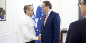 Ενεργειακές επενδύσεις και διασυνδέσεις στο επίκεντρο της συνάντησης Μητσοτάκη - Krebber Ενεργειακές επενδύσεις και διασυνδέσεις στο επίκεντρο της συνάντησης Μητσοτάκη - Krebber