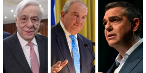 Πάνω στην ώρα: Καραμανλής και Τσίπρας για το δημοψήφισμα του 2015 Πάνω στην ώρα: Καραμανλής και Τσίπρας για το δημοψήφισμα του 2015