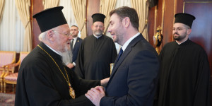 Η νέα συνάντηση του Ανδρουλάκη με τον Πατριάρχη Βαρθολομαίο Η νέα συνάντηση του Ανδρουλάκη με τον Πατριάρχη Βαρθολομαίο