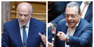 Βουλή: Άγρια κόντρα Φλωρίδη και Φάμελλου: «Καμόρα η κυβέρνηση», «οδεύετε στο 3% και την εξάτμιση» Βουλή: Άγρια κόντρα Φλωρίδη και Φάμελλου: «Καμόρα η κυβέρνηση», «οδεύετε στο 3% και την εξάτμιση»