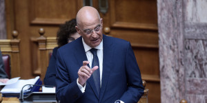Δένδιας: Υφίσταται μεγάλη και μεγεθυνόμενη απειλή από την ισχυροποιημένη και διεκδικητική Τουρκία Δένδιας: Υφίσταται μεγάλη και μεγεθυνόμενη απειλή από την ισχυροποιημένη και διεκδικητική Τουρκία