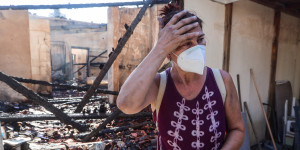 Τρέχουν οι διαδικασίες για τους πυρόπληκτους του Κρυονερίου -Τα πρώτα μέτρα για τους πληγέντες Τρέχουν οι διαδικασίες για τους πυρόπληκτους του Κρυονερίου -Τα πρώτα μέτρα για τους πληγέντες