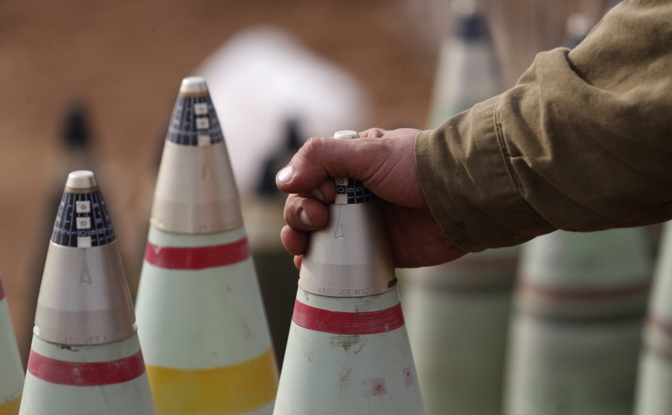 epaselect epa10909856 An Israeli artillery soldier checks shells at an area along the border with Gaza, southern Israel, 09 October 2023. Israeli chief military spokesperson Rear-Admiral Daniel Hagari said on 09 October that the country had drafted a reco epaselect epa10909856 An Israeli artillery soldier checks shells at an area along the border with Gaza, southern Israel, 09 October 2023. Israeli chief military spokesperson Rear-Admiral Daniel Hagari said on 09 October that the country had drafted a reco