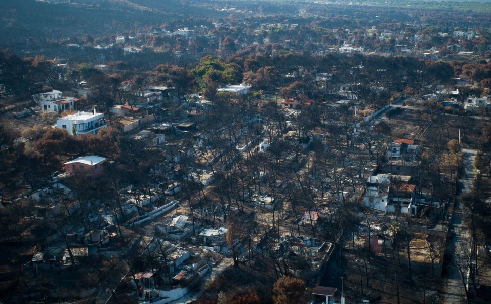 φωτ. αρχείου από τη φονική πυρκαγιά στο Μάτι το 2018/Eurokinissi