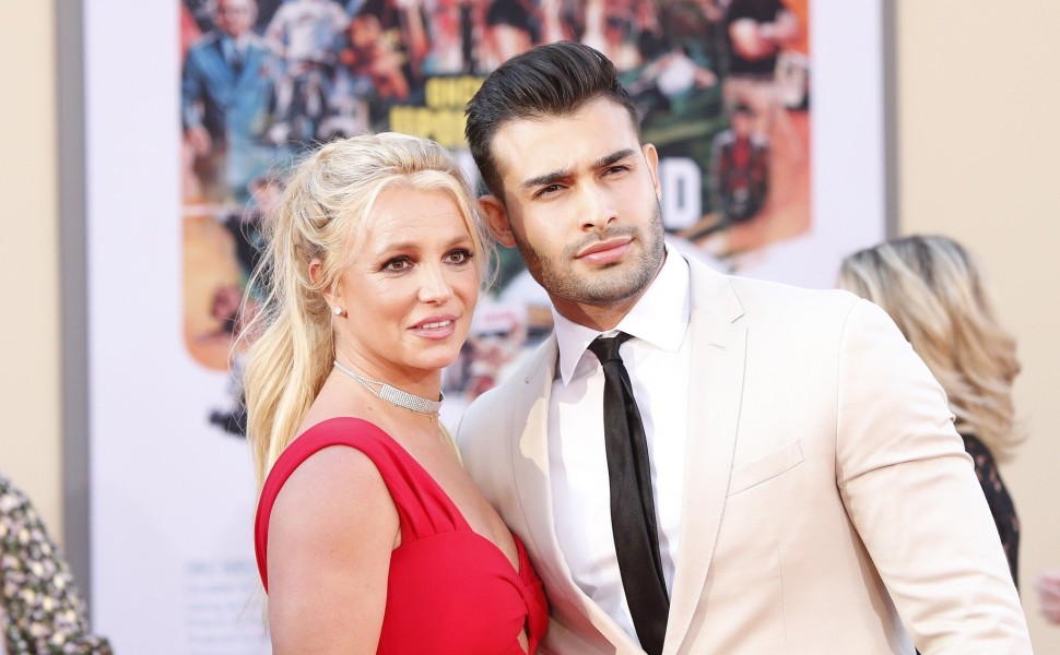 H Britney Spears με τον Sam Asghari / φωτ. αρχείου ΑΠΕ ΕΡΑ