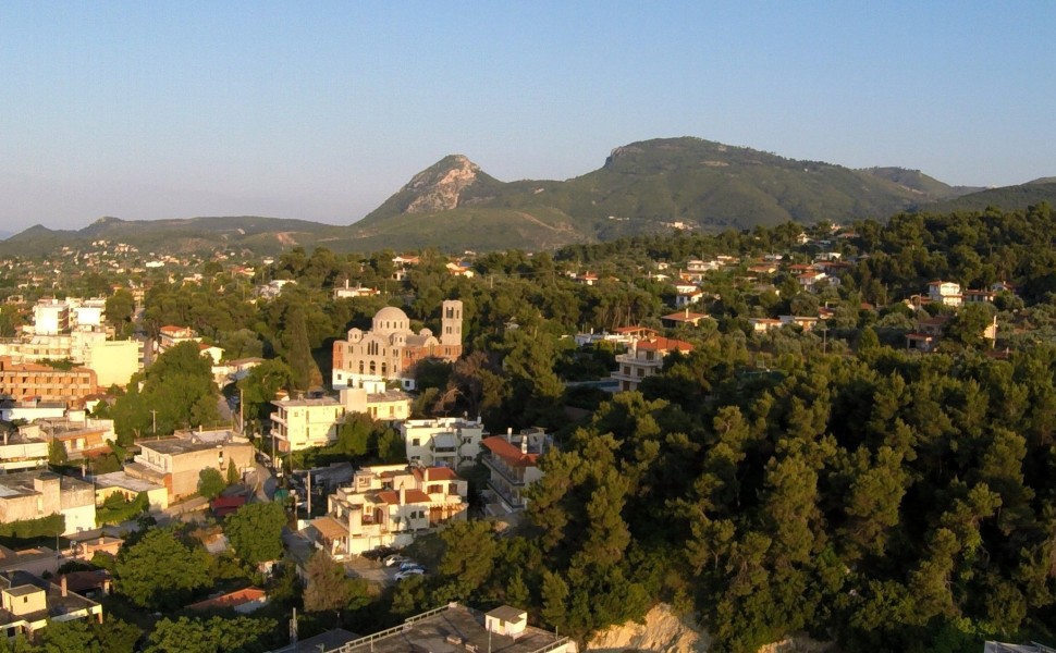 Εικόνα από την περιοχή του Κάλαμου (φωτο: Eurokinissi)