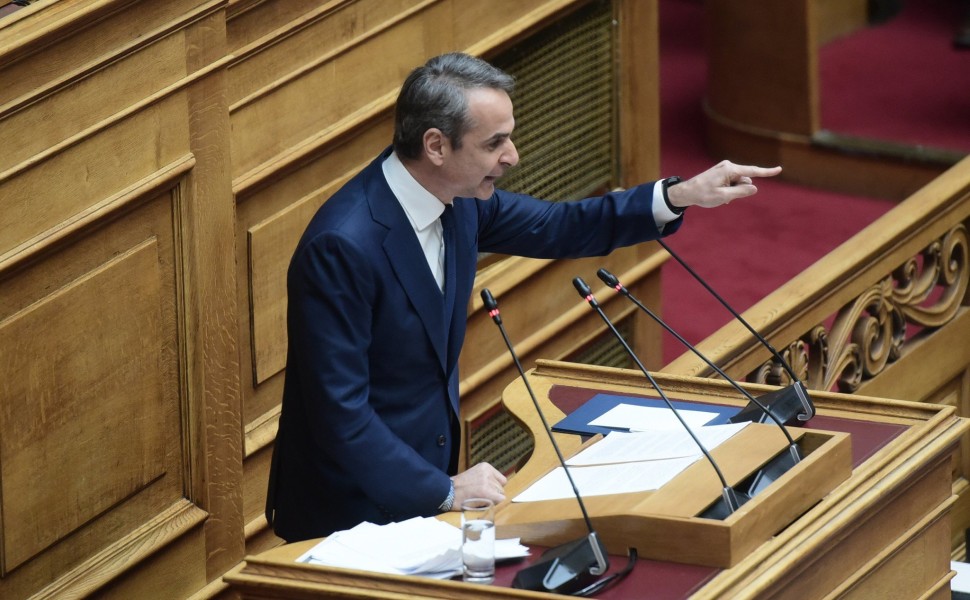 Σκληρή γραμμή Μητσοτάκη απέναντι στο κοινό αντιπολιτευτικό μέτωπο της Βουλής / Eurokinissi