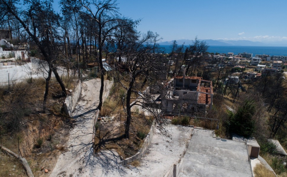 Φωτογραφία από το καμμένο Μάτι / Φωτογραφία αρχείου Eurokinissi