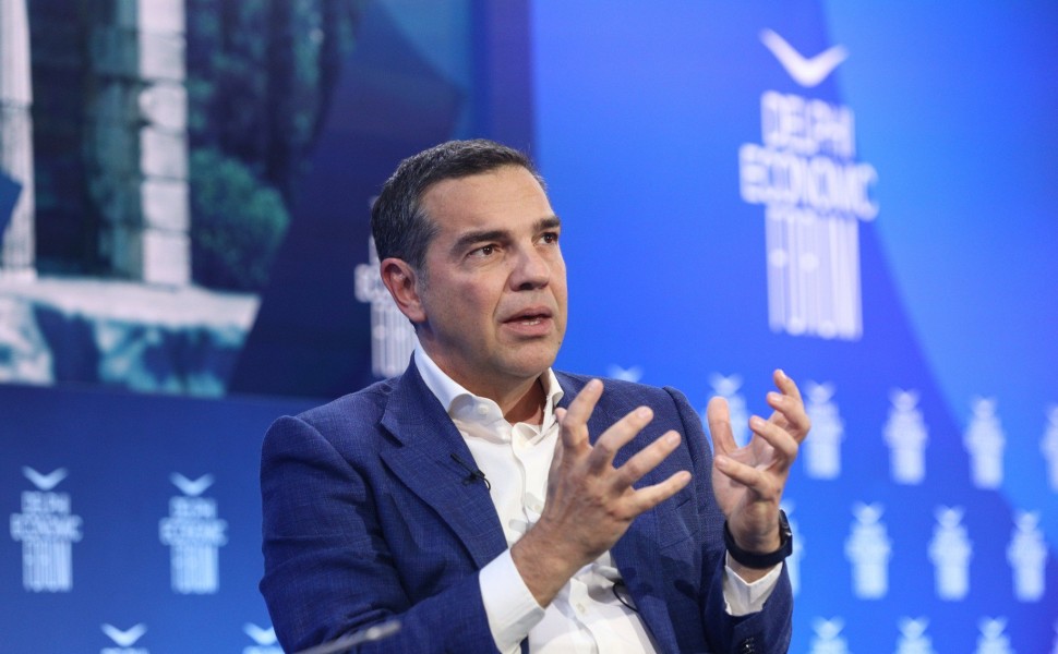 Ο Αλέξης Τσίπρας στο Οικονομικό Φόρουμ των Δελφών / Eurokinissi Ο Αλέξης Τσίπρας στο Οικονομικό Φόρουμ των Δελφών / Eurokinissi