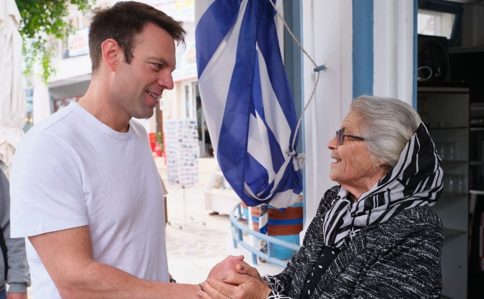 Ο Στέφανος Κασσελάκης στην Κάλυμνο / Γραφείο Τύπου ΣΥΡΙΖΑ