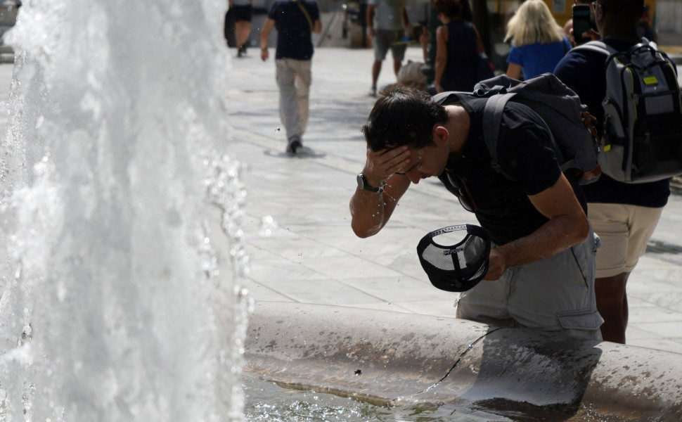Καύσωνας στο κέντρο της Αθήνας / Φωτό αρχείου Intime