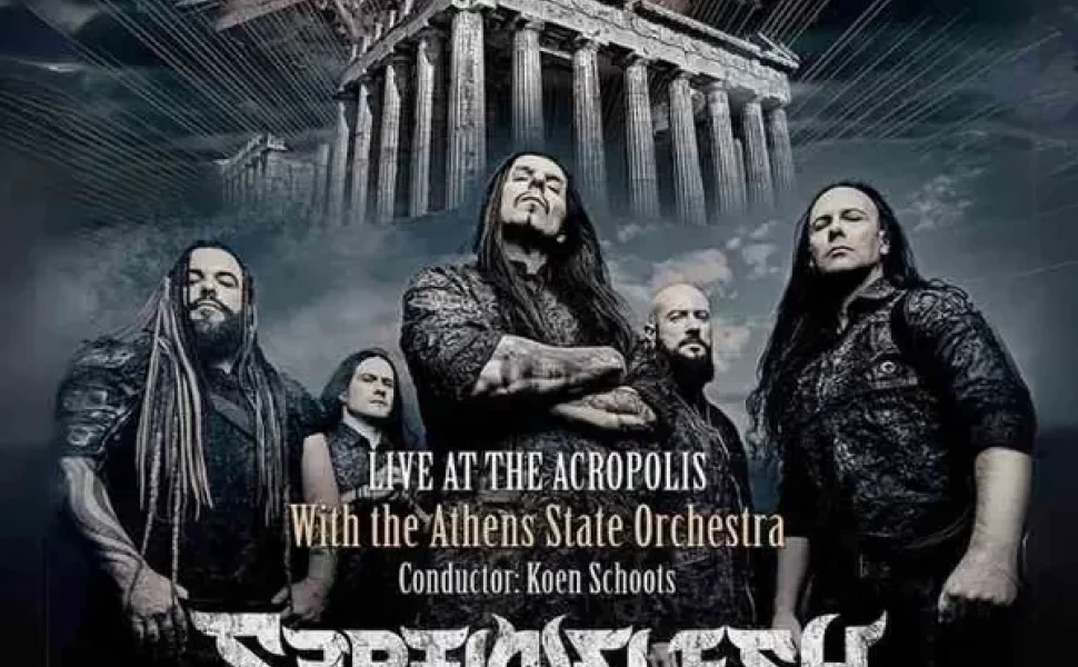 Αφίσα της ιστορικής συναυλίας των SepticFlesh στο Ηρώδειο | @septicfleshband