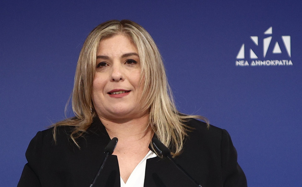 Η Γραμματέας της Πολιτικής Επιτροπής της Νέας Δημοκρατίας Μαρία Συρεγγέλα / Eurokinissi