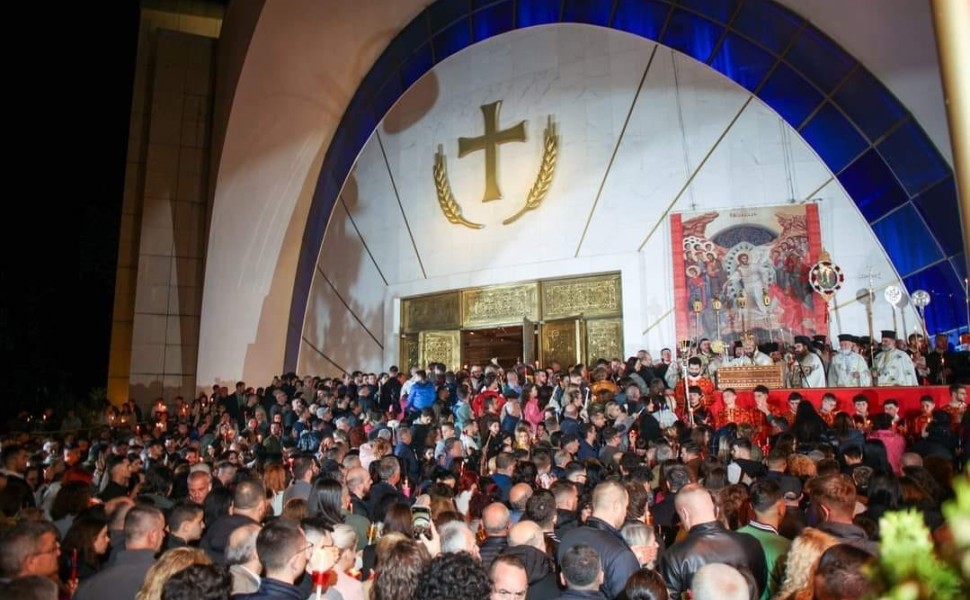 Φωτό αρχείου. Αναστάσιμη Θεία Λειτουργία, Τίρανα 5-5-2024/Credits Ορθόδοξη Εκκλησία στην Αλβανία