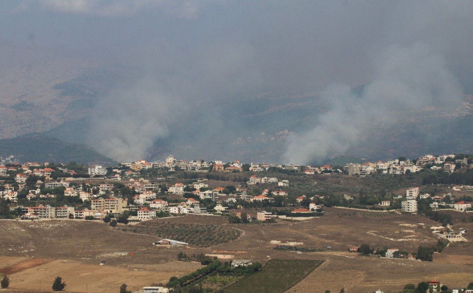 Φωτογραφία από παλαιότερη ισραηλινή επίθεση κατά στόχων της Χεζμπολάχ στον Λίβανο / REUTERS