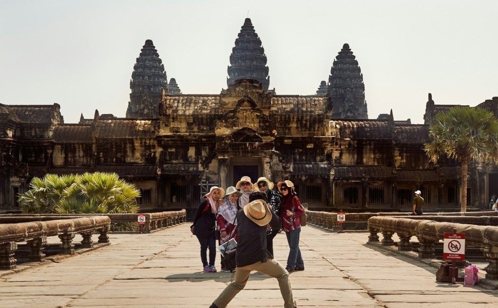 Ο ναός Angor Wat στην Καμπότζη. Φωτό: Unsplash