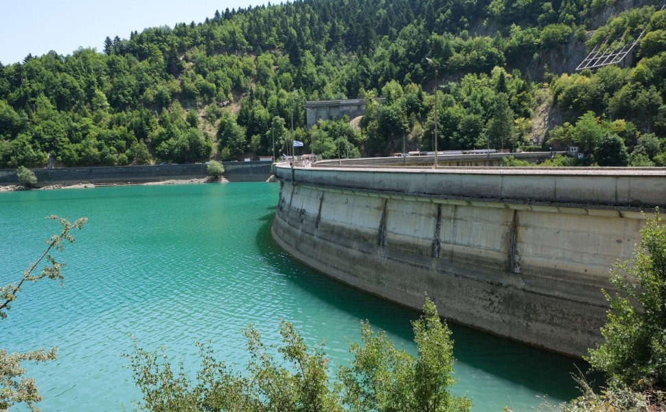 Το φράγμα στη λίμνη Πλαστήρα (φωτο αρχείου: Intime)