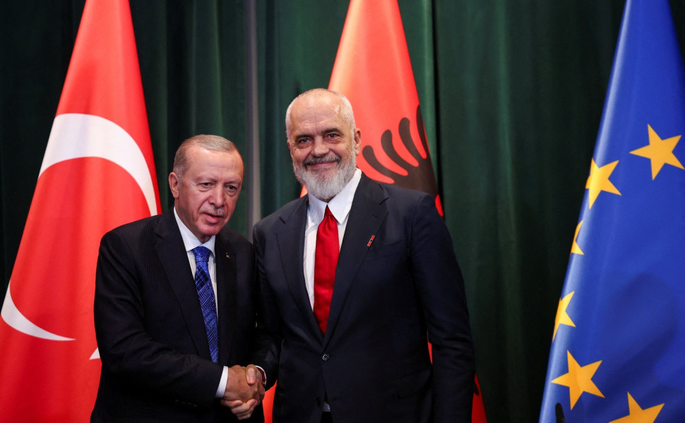 Συνάντηση Ερντογάν - Ράμα στην Αλβανία/Reuters Συνάντηση Ερντογάν - Ράμα στην Αλβανία/Reuters