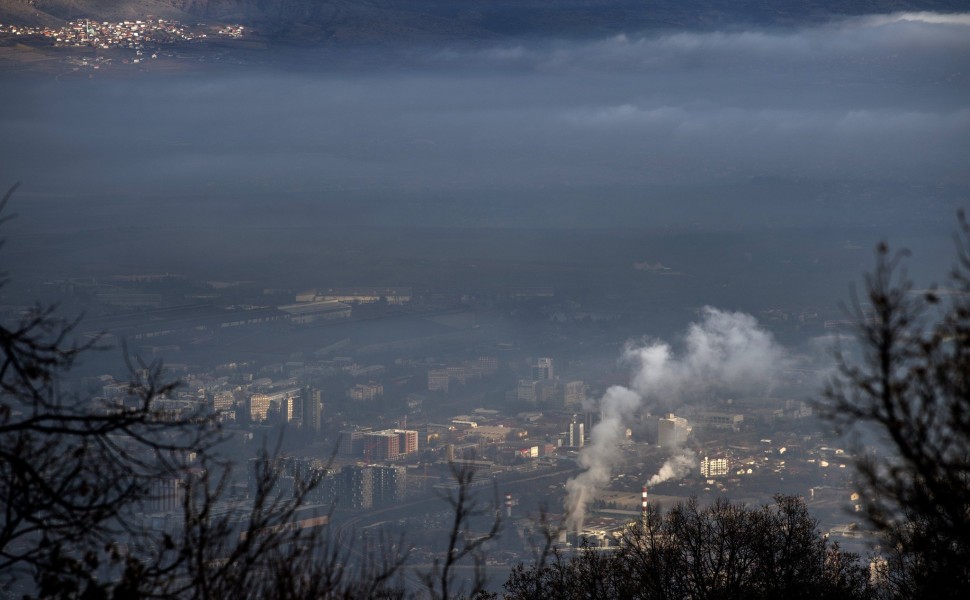 Εικόνα από τα Σκόπια (φωτ: ΑΠΕ-ΜΠΕ/EPA/GEORGI LICOVSKI)