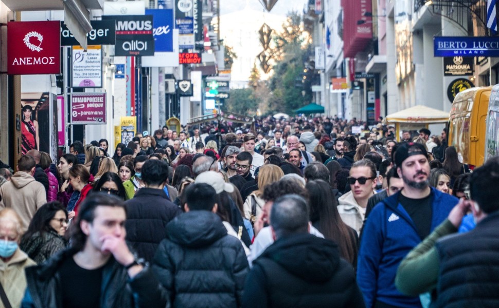 Χριστούγεννα στην Ερμού / φωτ. αρχείου Eurokinissi