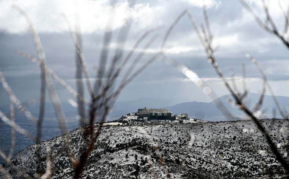 Χιόνια στην Πάρνηθα / Eurokinissi