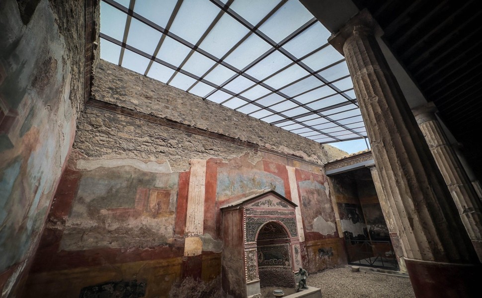 Εικόνα από την Casa della Fontana Piccola στην Πομπηία /  Φωτογραφία αρχείου ΑΠΕ