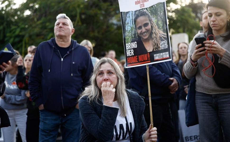 Στιγμιότυπο από συγκέντρωση στο Τελ Αβίβ/REUTERS