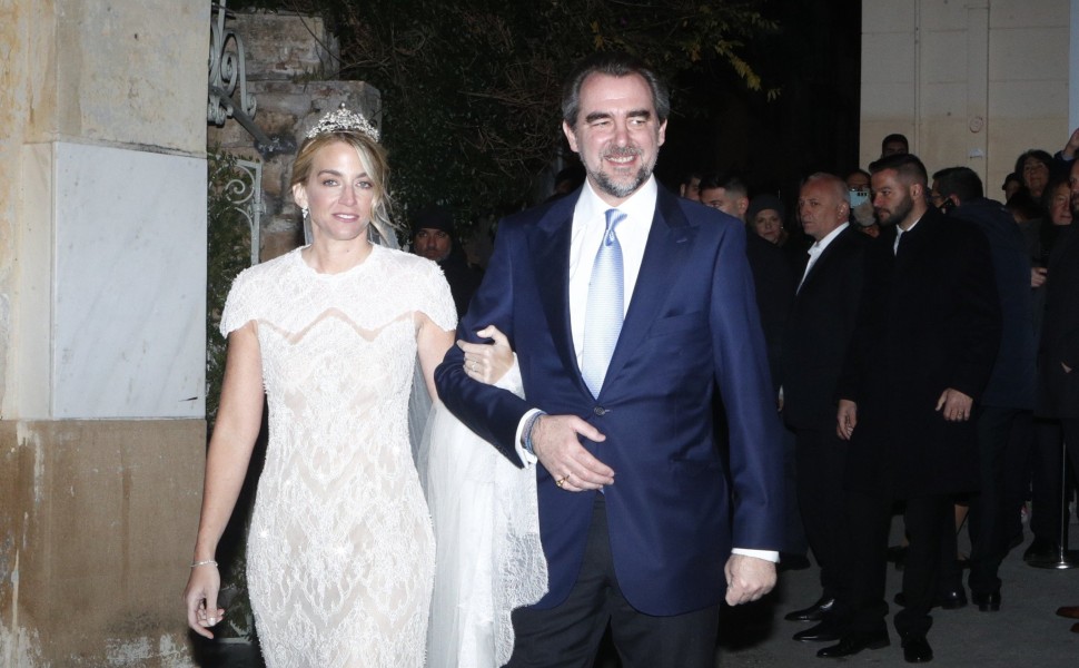 Ο Νικόλαος Ντε Γκρες και η σύζυγός του Χρυσή Βαρδινογιάννη / Φωτογραφία Eurokinissi Ο Νικόλαος Ντε Γκρες και η σύζυγός του Χρυσή Βαρδινογιάννη / Φωτογραφία Eurokinissi
