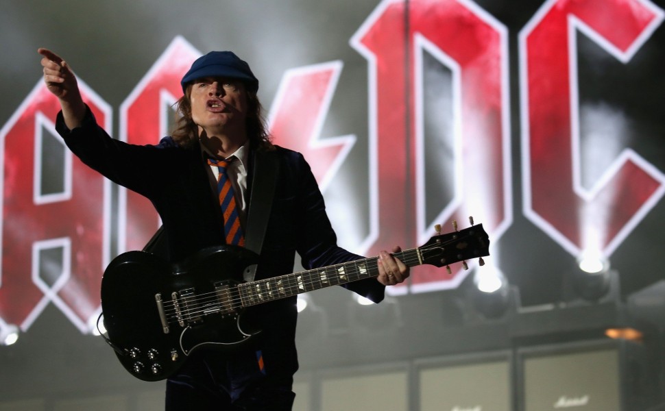 Στιγμιότυπο από συναυλία των AC/DC (Photo by Karl Walter/Getty Images for Coachella)