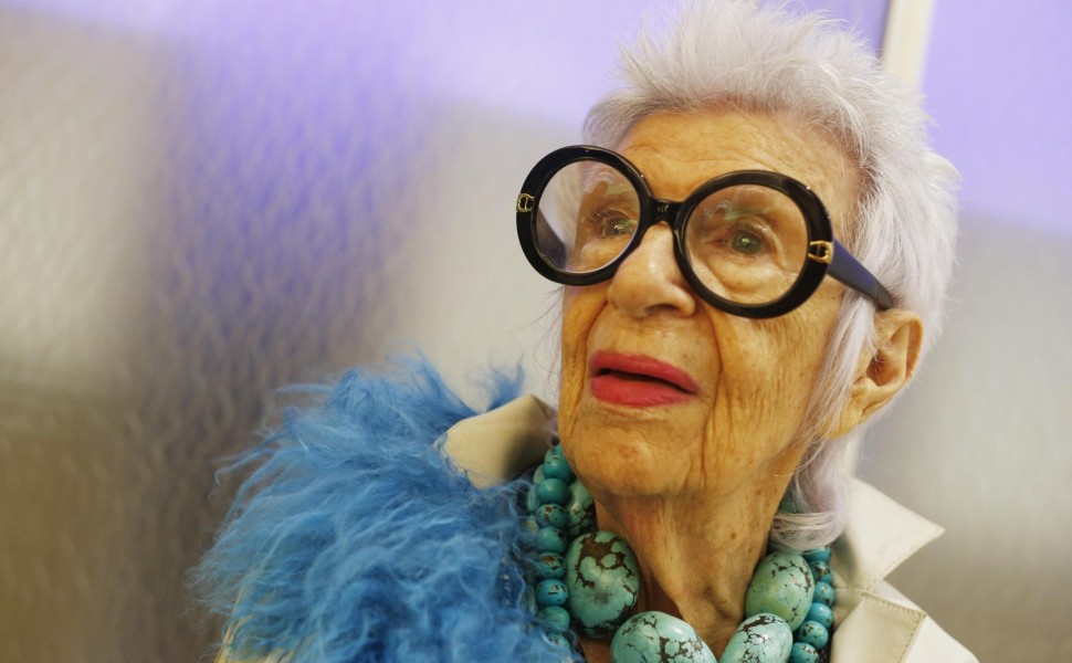 Η Iris Apfel (ΑΠΕ-ΜΠΕ / EFE)