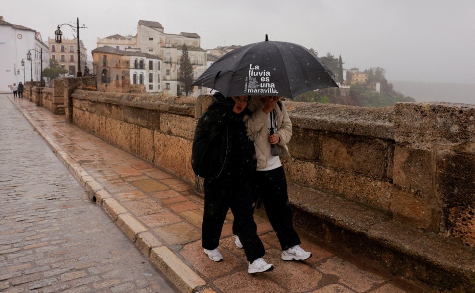 Ισχυρές βροχοπτώσεις πλήττουν τη νότια πλευρά της Ισπανίας / Reuters