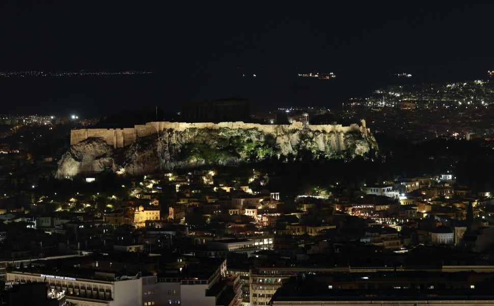 Τα φώτα του Παρθενώνα σβηστά για την Ώρα της Γης / Eurokinissi