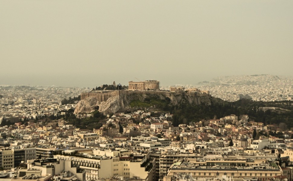 Αφρικανική σκόνη στην Αθήνα / Eurokinissi