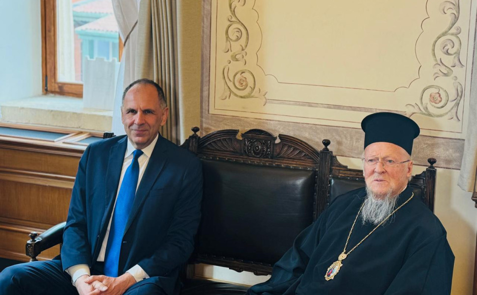 Συνάντηση Γεραπετρίτη - Πατριάρχη Βαρθολομαίου / Υπουργείο Εξωτερικών